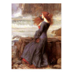Miranda The Tempest by John William Waterhouse Post Card