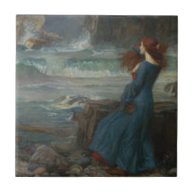 Miranda (The Tempest) Ceramic Tile
