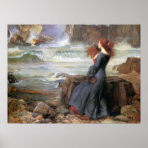 Miranda - The Tempest - John William Waterhouse Posters