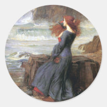Miranda - The Tempest - John William Waterhouse Sticker