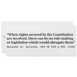 Miranda vs Arizona 384 US 436 p 491 1966 Announcements