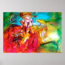 MIRANDOLINA  / Venetian Carnival Masks Posters