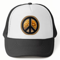 MIRROR BALL PEACE SIGN