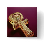 Mirror case in the form of an ankh 2 buttons