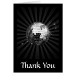 Mirror Disco Ball on Black Cards