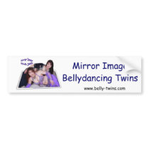 Mirror Image Twins bumper sticker