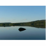 Mirror Lake With Stone In Water Photo Cut Outs
