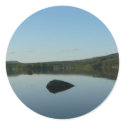 Mirror Lake With Stone In Water stickers