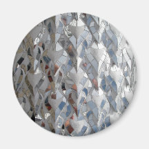 Mirror tiles White Temple, Chiang Rai Refrigerator Magnet
