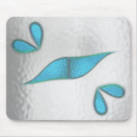 Mirrored wedge and split heart mouse pads