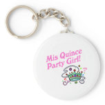 Mis Quince Party Girl Key Chain