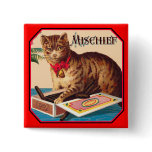 Mischief the Cat buttons