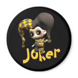 Mischievous Little Jester magnets