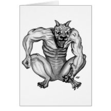 Mischwesen - Troll Teufel und Golem Karten