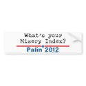 misery index bumper stickers