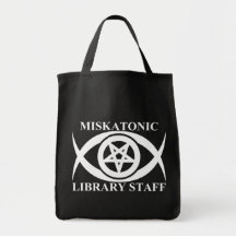 MISKATONIC LIBRARY STAFF BAGS
