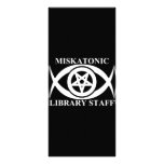 MISKATONIC LIBRARY STAFF RACK CARD TEMPLATE