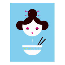 Miso girl postcards