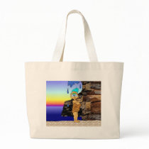 Miss  April Tote Bags