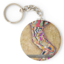 Miss Beer By Schiele Egon Key Chains