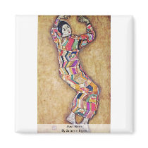 Miss Beer By Schiele Egon Magnets