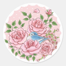 Miss Bluebird sticker