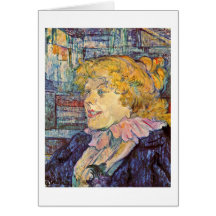 Miss Dolly By Henri De Toulouse-Lautrec Greeting Card