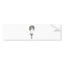 Miss-fit River Digital Girl Art Design Bumper Stickers