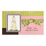 Miss. Jen Cake Business Cards