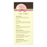 Miss. Jen Menu Rack Cards