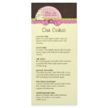 Miss. Jen Menu Rack Cards rack cards