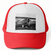 Miss Katherine Stinson and her Curtiss aeroplane