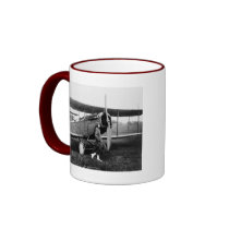 Miss Katherine Stinson and her Curtiss aeroplane Coffee Mugs