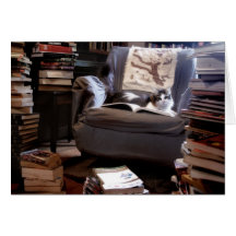 Miss Kitty's Book Collection Greeting Cards