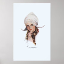 Miss Knickerbocker by Harrison Fisher Print