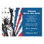 Miss Liberty Patriotic Invitation