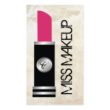 Miss Makeup White wash Business Card
