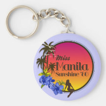 Miss Manila Sunshine '80 - Temptation Island Key Chains