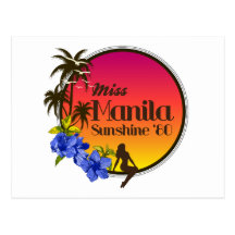 Miss Manila Sunshine '80 - Temptation Island Postcard