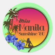 Miss Manila Sunshine '80 - Temptation Island Stickers