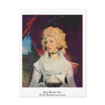Miss Martha Carr By Sir Thomas Lawrence Post Card