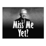 Miss Me Yet? Jimmy Carter Post Card