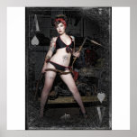 Miss Mischief Garage Gal posters