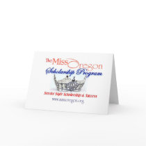 Miss Oregon Notecard
