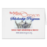 Miss Oregon Notecard