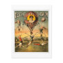 Miss Stena Flying Trapese Vintage Circus Poster Postcard