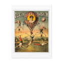 Miss Stena Flying Trapese Vintage Circus Poster postcards