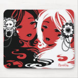 Miss Sugar and Miss Cyanide mousepads