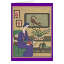 Miss Violet Card