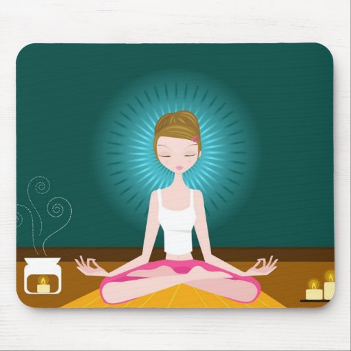 Miss Yoga Mousepad